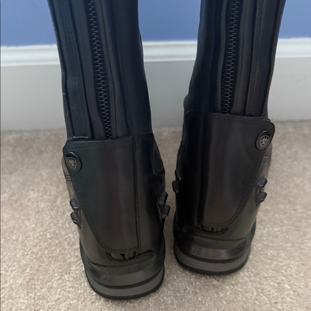 Ariat Elegant Black Knee-High Women's Riding Boots - Picture 6 of 8